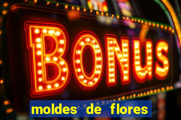 moldes de flores gigantes para imprimir